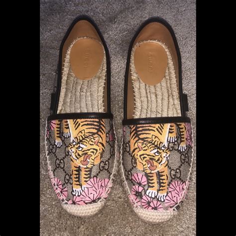 gucci bengal tiger espadrilles|gucci chinese tiger.